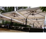 ⁦شمسية كبيرة 7×7  – شماسي كافيهات ثابتة وقوية⁩ - الصورة ⁦3⁩