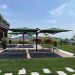 شماسي كافيهات عملاقة 7×7 متر | شماسي GIANT متعددة الأذرع