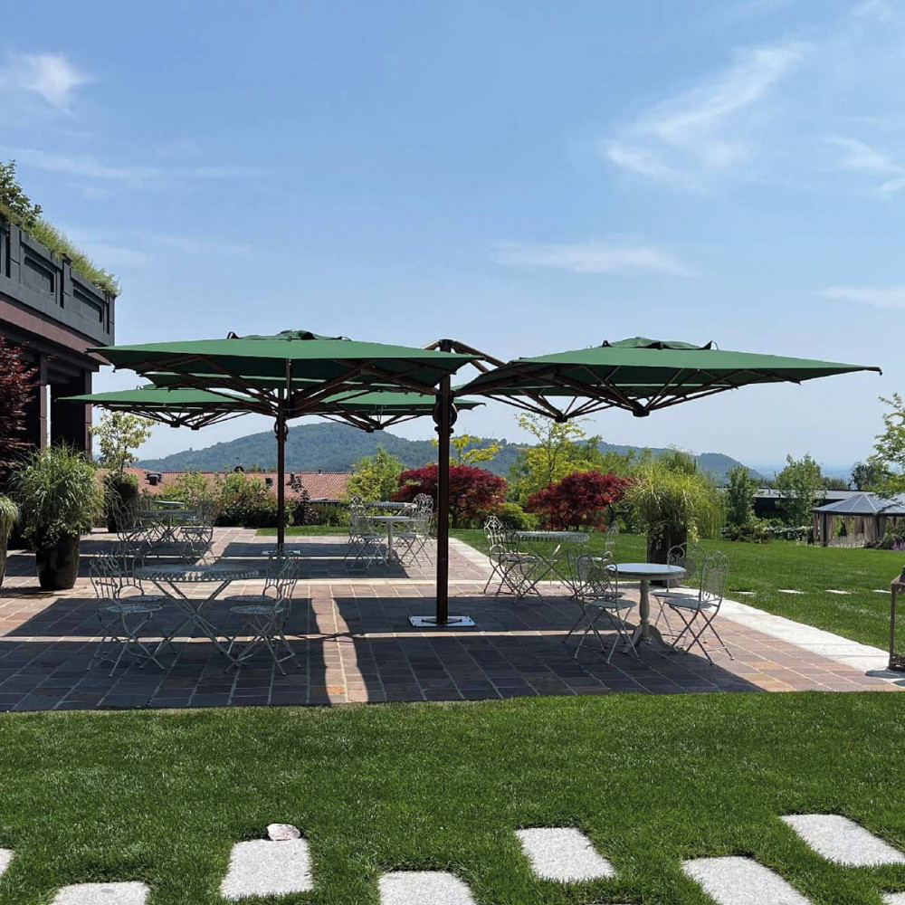 Giant parasol 76 شماسي كافيهات عملاقة 7×7 متر | شماسي GIANT متعددة الأذرع - الصورة 1