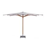 ⁦شمسيات خشب زان روماني بيضاء | شماسي بقاعدة رخام⁩ - الصورة ⁦3⁩