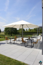 ⁦شماسي كافيهات معدنية 5.5×5.5 متر | شماسي خارجية تغطية واسعة⁩ - الصورة ⁦20⁩